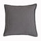 Funda De Cojín Decorativo Gris Oscuro 35 X 55 Cm