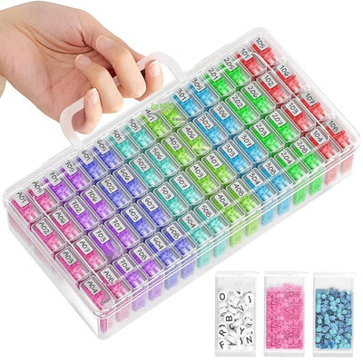 Organizador de Cuentas Transparente con Clasificador de Perlas - Image 11