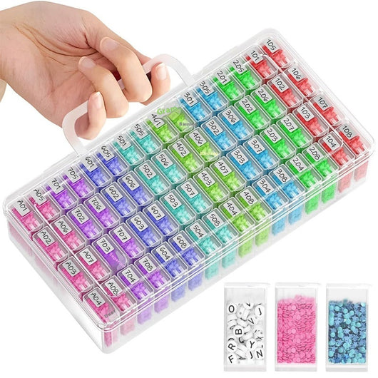 Organizador de Cuentas Transparente con Clasificador de Perlas - Image 11