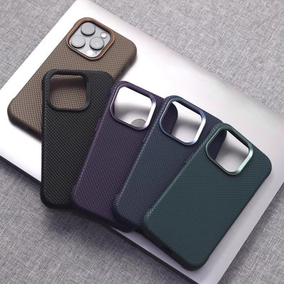 Funda Magnética de Cuero Texturizado para Móvil - Image 7