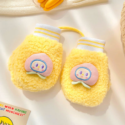 Manoplas Gruesas de Cinco Dedos para Bebé - Guantes de Invierno y Otoño - Image 4
