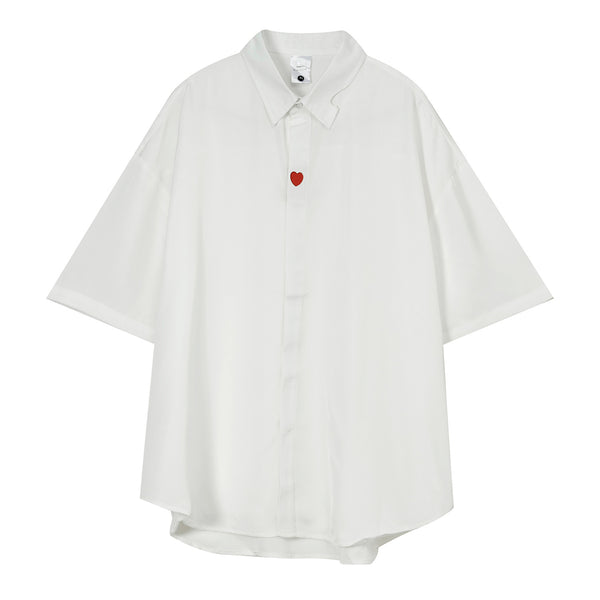 Camisa Suelta Estilo Coreano con Diseño Personalizado - Corte Moderno y Atrevido