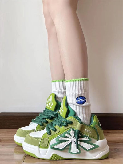 Zapatos Deportivos Estilo Coreano con Plataforma Elevada y Base Reforzada - Image 5