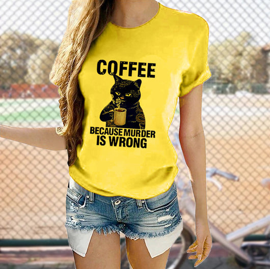 Playera Gráfica Gatos Adorables Cuello Redondo Manga Corta - Image 23