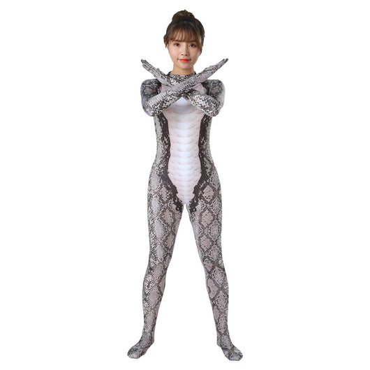 Disfraz de Serpiente Verde Hongbo para Halloween