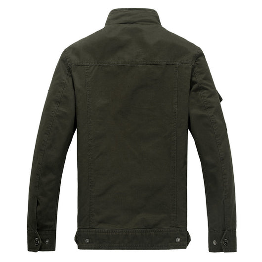 Chaqueta Cargo Militar Hombre Talla Grande Casual - Image 4