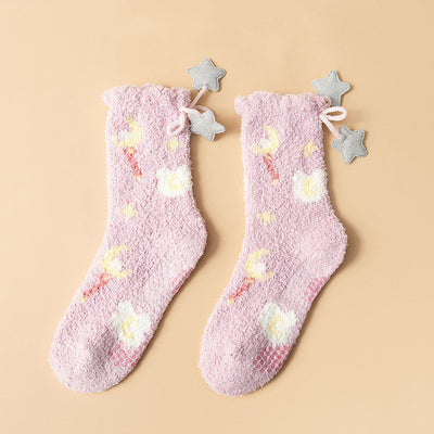 Calcetines Térmicos Gruesos para Mujer Estilo Coreano con Forro Polar - Image 23