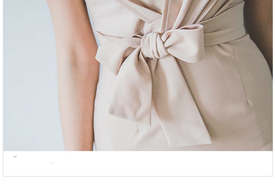 Vestido Ejecutivo Ajustado sin Mangas - Estilo Celebridad Elegancia Profesional - Image 7