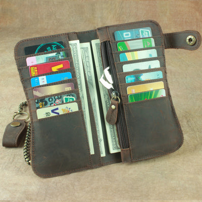 Llavero Monedero de Piel de Caballo para Hombre - Image 14