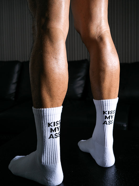 Calcetines Deportivos Altos de Algodón para Fitness - Image 10