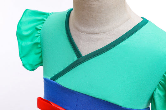 Vestido Princesa Infantil de Algodón para Niñas - Image 12