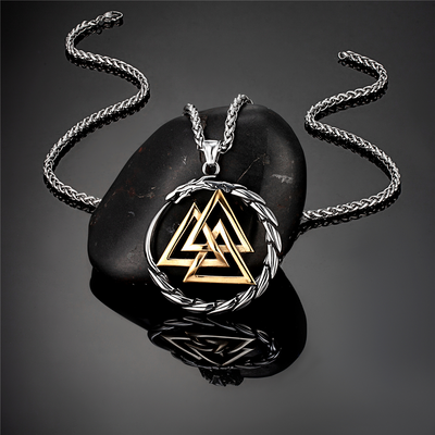 Collar Acero Inoxidable Vikingo Dragón Nórdico para Hombre - Image 11