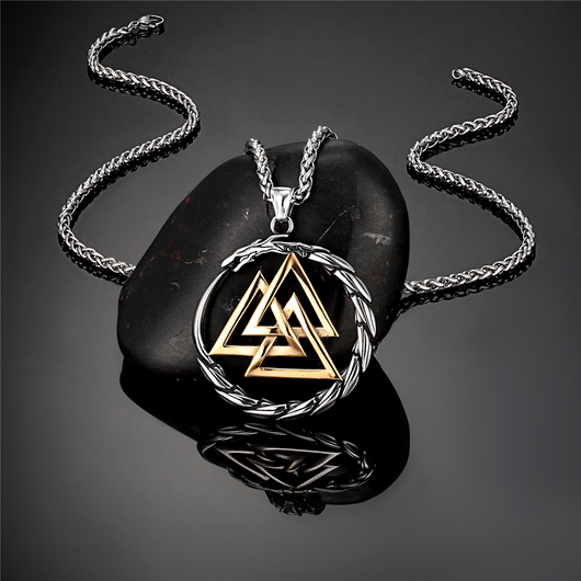 Collar Acero Inoxidable Vikingo Dragón Nórdico para Hombre - Image 11