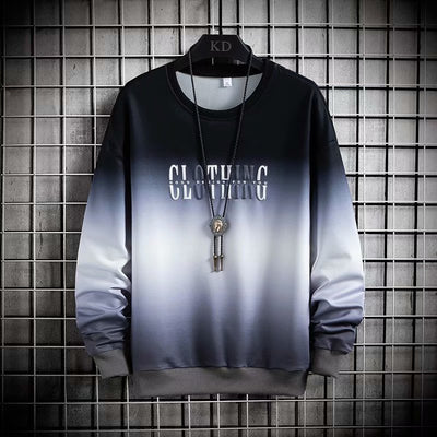 Remera Hombre Cuello Redondo Suelta Degradado Tendencia - Image 10