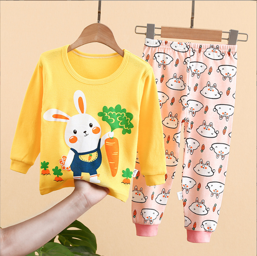 Pijama Infantil de Algodón con Estampados Divertidos - Image 19