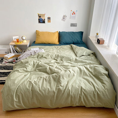Juego de Cama 4 Piezas Algodón 100% Puro Diseño Minimalista Japonés - Image 34