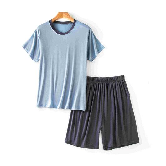 Traje Casual de Verano Modal para Hombre - Cuello Redondo Manga Corta - Image 11