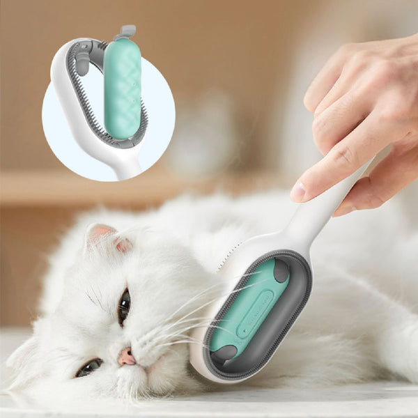 Cepillo Desmaltador para Perros y Gatos - Removedor de Pelo Flotante y Enredos