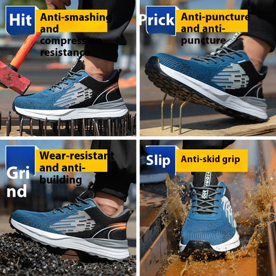 Zapatos de Seguridad para Trabajo Ligeros, Transpirables y Antideslizantes - Image 5
