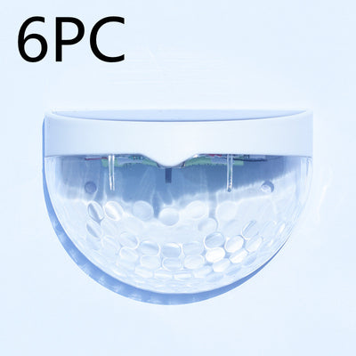 Lámpara Solar Semicircular para Cerca y Jardín con Efecto Gota de Agua - Image 9