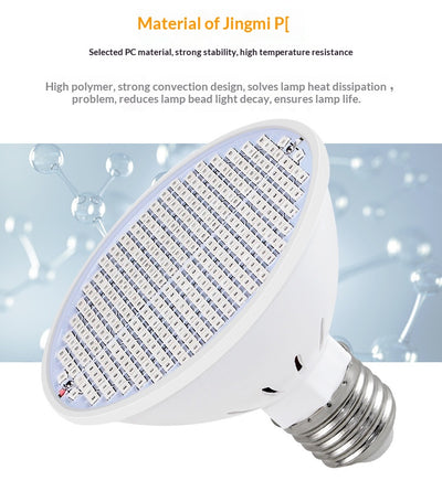 Luz de Crecimiento LED Espectro Rojo-Azul 126/200/300 Diodos para Plantas - Image 11