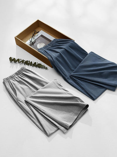Pantalones de Dormir Holgados de Algodón Langsha para Hombre - Image 11