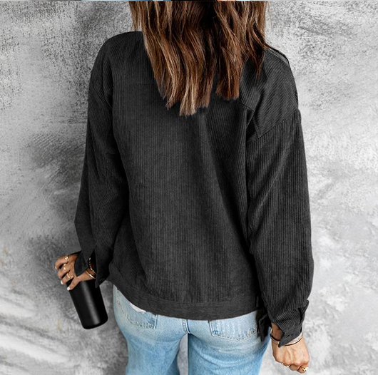Camisa Casual de Pana con Botones - Image 18