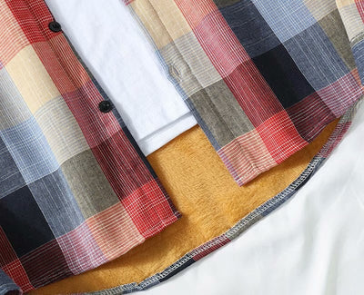 Camisa de Cuadros Térmica para Hombre con Forro de Polar - Image 31