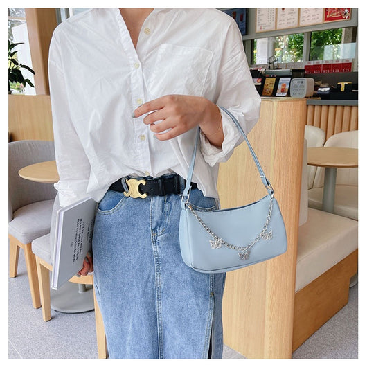 Bolso Bandolera Mariposa con Cadena - Cartera Versátil Comodidad Diaria - Image 34