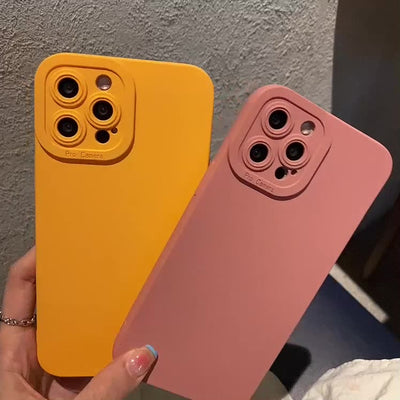 Funda Protectora Mate de Color Sólido para Teléfono - Image 11