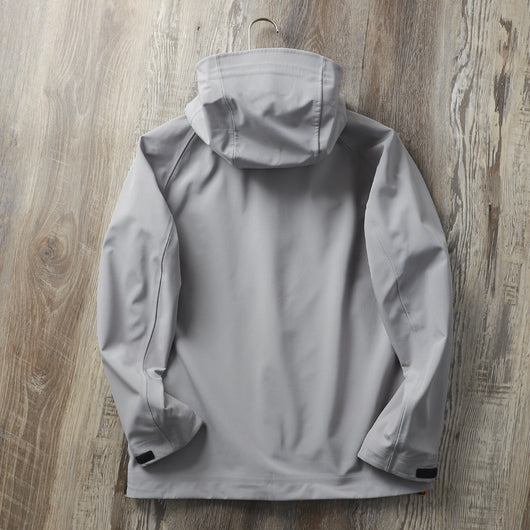 Chaqueta Soft Shell Impermeable y Cortavientos con Capucha - Image 12
