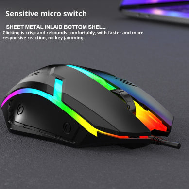 Ratón Gaming Profesional Ponderado con Cable USB para Laptop - Image 12