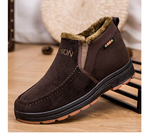 Zapatos de Invierno para Hombre con Forro Polar - Estilo Clásico Cómodo Antideslizante - Image 3