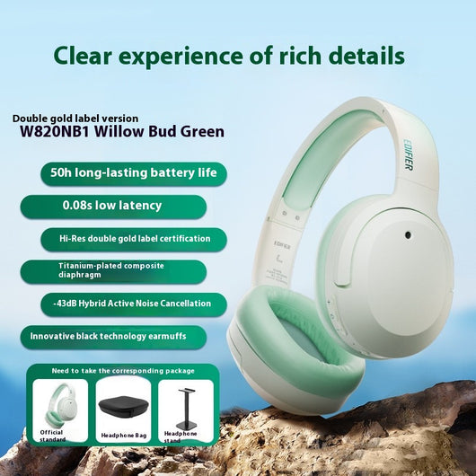 Auriculares Bluetooth con Cancelación de Ruido Doble Gold Standard - Image 5
