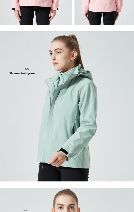 Chaqueta de Montaña 3 en 1 Desmontable Impermeable Unisex - Image 24