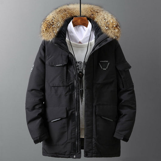 Chaqueta de Plumas de Ganso para Hombre - Abrigo Outdoor Impermeable - Image 4