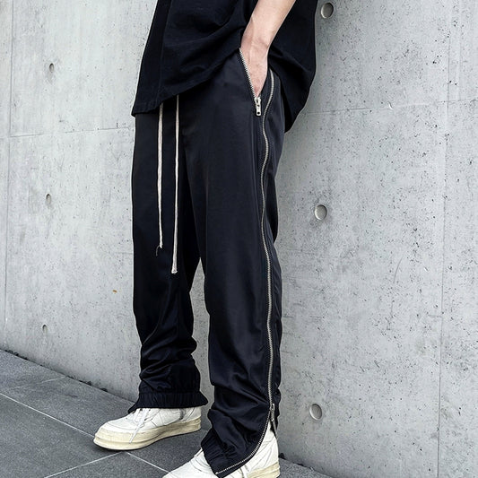 Pantalones de Chándal Holgados con Cierres Laterales