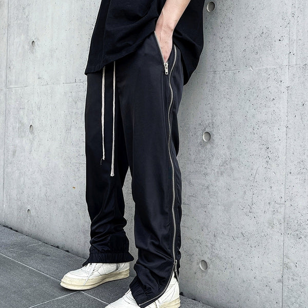 Pantalones de Chándal Holgados con Cierres Laterales