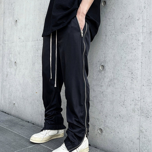 Pantalones de Chándal Holgados con Cierres Laterales