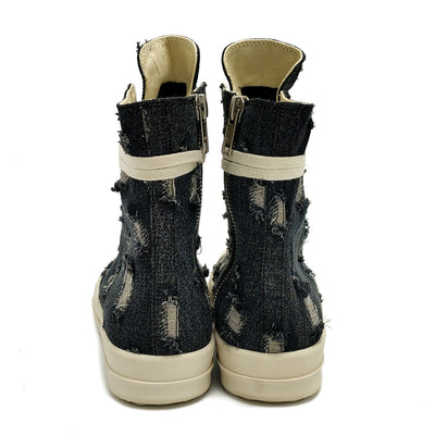 Zapatillas Canvas Denim Rotos - Estilo Casual Desenfadado - Image 7
