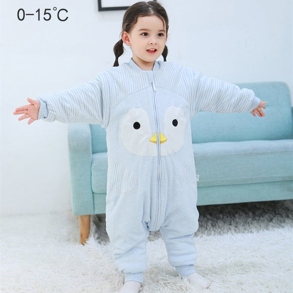 Saco de Dormir para Bebé Primavera-Otoño con Piernas Separables