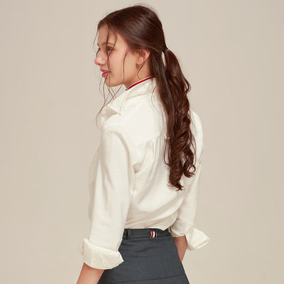 Camisa Blanca Manga Larga Elegante - Image 7