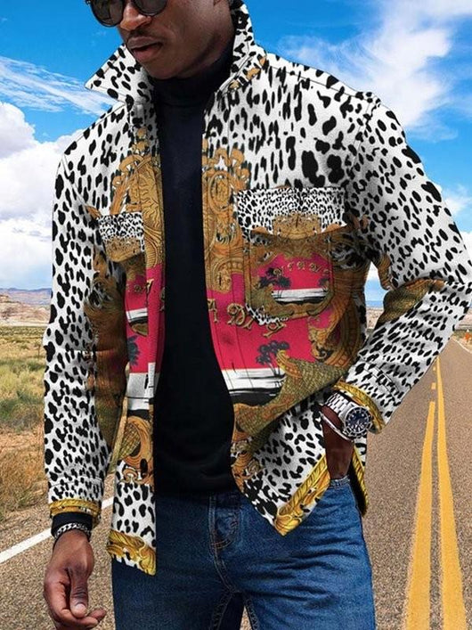 Cardigan Estampado 3D con Degradado de Colores y Botones Digitales - Image 19