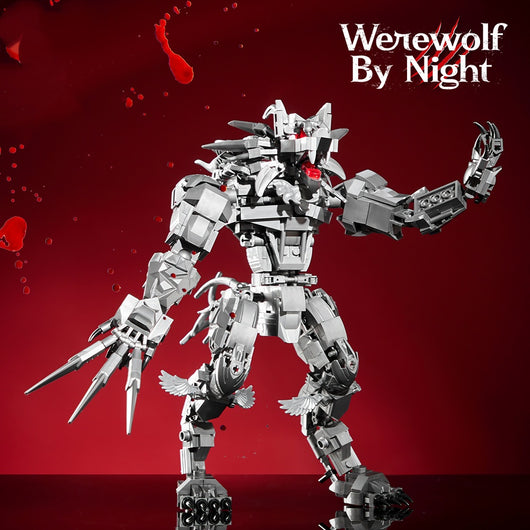 Modelo Mecha Lobo Oscuro 7051 - Rompecabezas de Bloques de Construcción - Image 3
