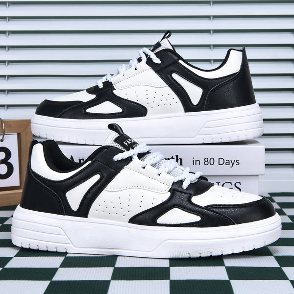Zapatillas de Skate Clásicas Bajas Blancas para Parejas y Estudiantes Casuales