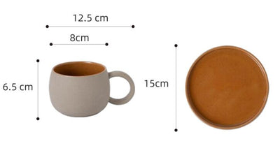 Juego de Tazas de Cerámica con Diseño Creativo - Image 8