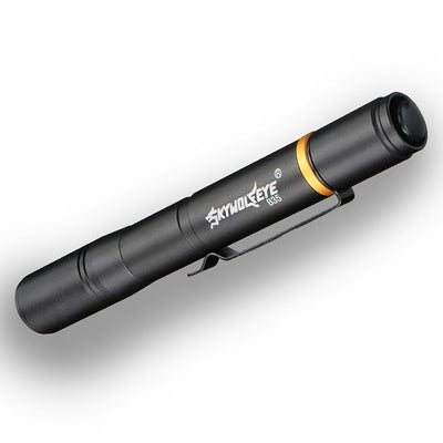 Linterna LED Portátil en Forma de Bolígrafo - Luz Blanca y Amarilla - Image 3