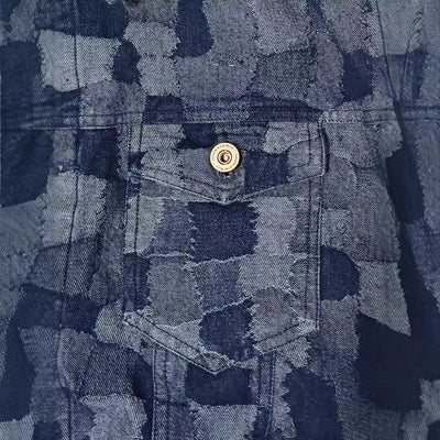 Camisa de Cuadros Oscuros Manga Larga para Hombre - Image 4