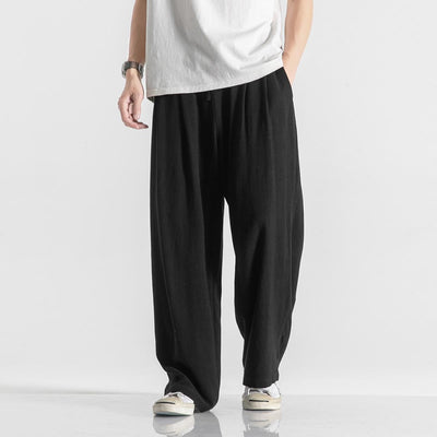 Pantalones Anchos de Lino y Algodón para Tallas Grandes - Cómodos y Transpirables - Image 19