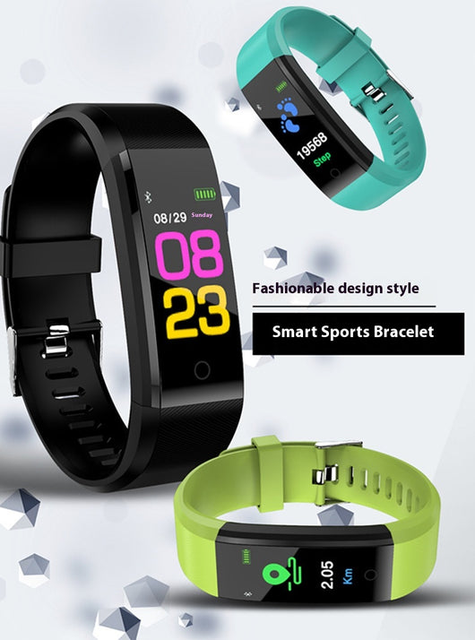 Pulsera Deportiva Inteligente Monitor de Presión Arterial y Frecuencia Cardíaca - Image 18